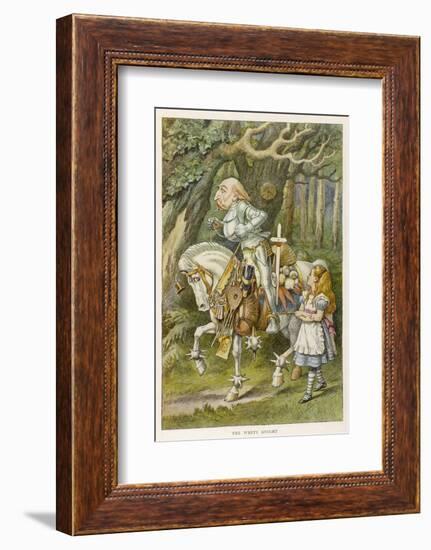 White Knight the White Knight-John Tenniel-Framed Photographic Print