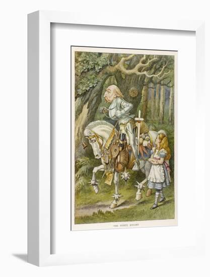 White Knight the White Knight-John Tenniel-Framed Photographic Print