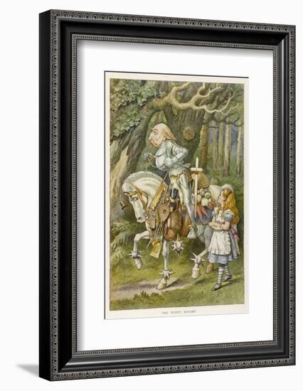 White Knight the White Knight-John Tenniel-Framed Photographic Print