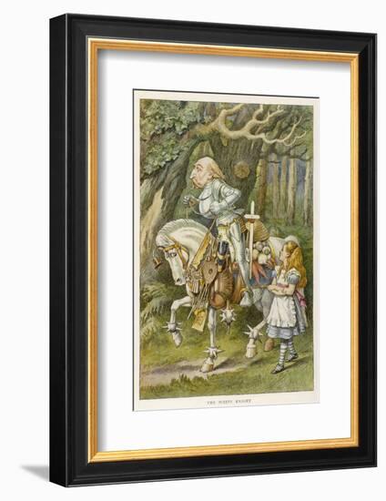 White Knight the White Knight-John Tenniel-Framed Photographic Print