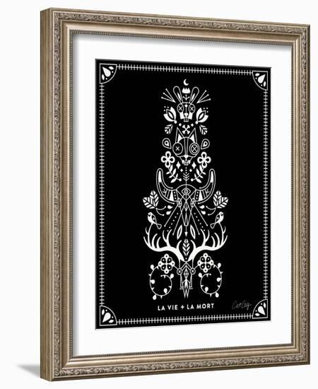 White La Mort-Cat Coquillette-Framed Art Print