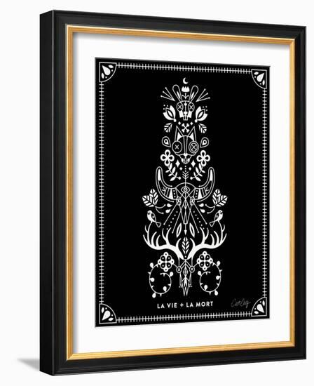 White La Mort-Cat Coquillette-Framed Art Print