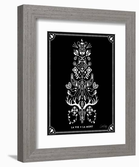 White La Mort-Cat Coquillette-Framed Premium Giclee Print