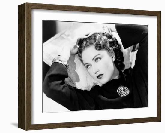 White Lies, Fay Wray, 1935-null-Framed Photo