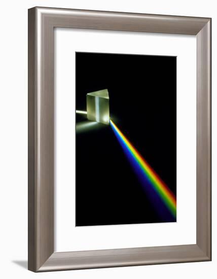 White Light Passing Through a Prism-David Parker-Framed Photographic Print