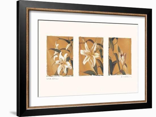 White Lilies-Amy Melious-Framed Art Print