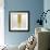 White Lily Abstract No 33-Shams Rasheed-Framed Giclee Print displayed on a wall