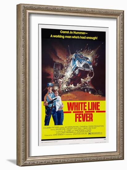 White Line Fever, Jan-Michael Vincent, Kay Lenz, 1975-null-Framed Art Print