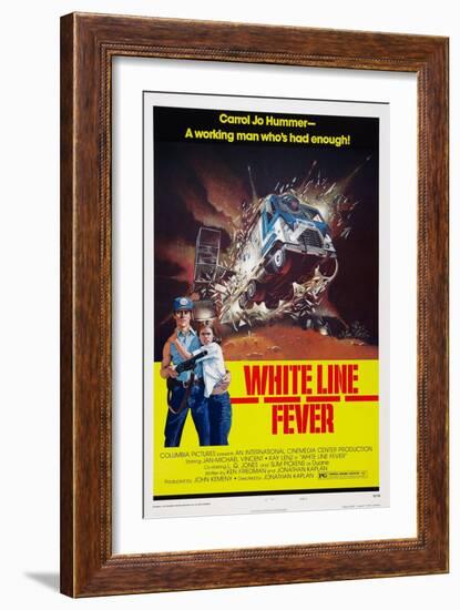 White Line Fever, Jan-Michael Vincent, Kay Lenz, 1975-null-Framed Art Print