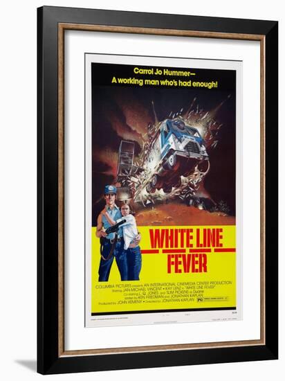 White Line Fever, Jan-Michael Vincent, Kay Lenz, 1975-null-Framed Art Print