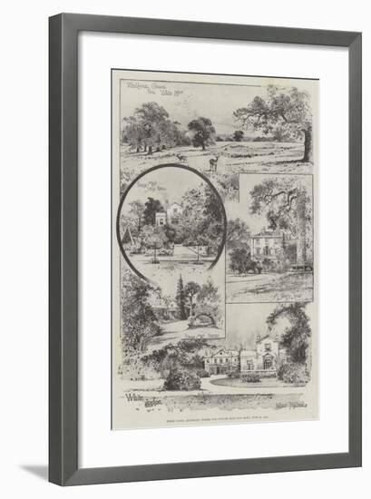 White Lodge, Richmond, Where Our Future King Was Born, 23 June 1894-Joseph Holland Tringham-Framed Giclee Print