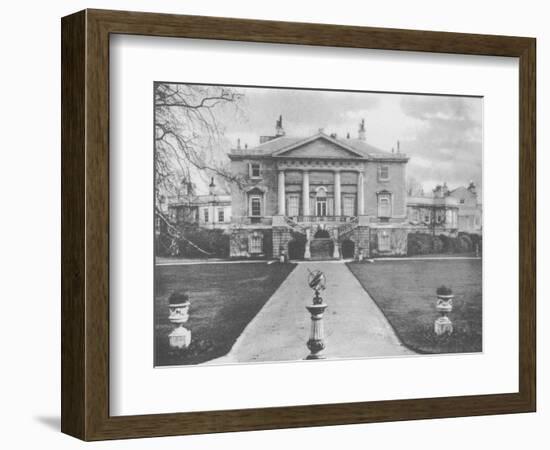 White Lodge, the home of Queen Mary before her marriage, and the birthplace of Edward VIII, 1936-null-Framed Photographic Print