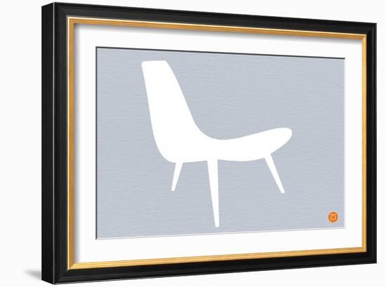 White Lounger-NaxArt-Framed Art Print