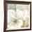 White Magnolia II-Linda Wood-Framed Art Print