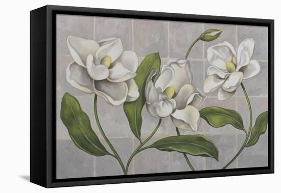 White Magnolia-John Zaccheo-Framed Premier Image Canvas