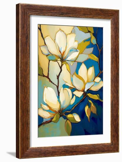 White Magnolia-Avril Anouilh-Framed Art Print