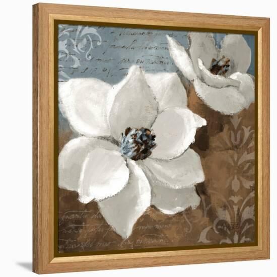 White Magnolias I-Lanie Loreth-Framed Stretched Canvas