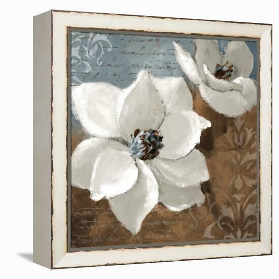 White Magnolias I-Lanie Loreth-Framed Stretched Canvas