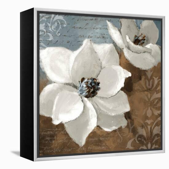 White Magnolias I-Lanie Loreth-Framed Stretched Canvas