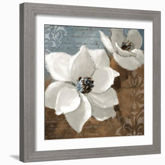 White Magnolias I-Lanie Loreth-Framed Art Print