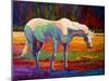 White MareII-Marion Rose-Mounted Giclee Print