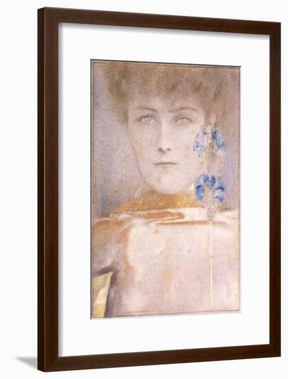 White Mask-Fernand Khnopff-Framed Giclee Print