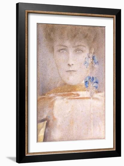 White Mask-Fernand Khnopff-Framed Giclee Print