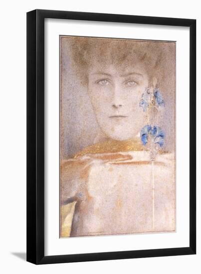 White Mask-Fernand Khnopff-Framed Giclee Print