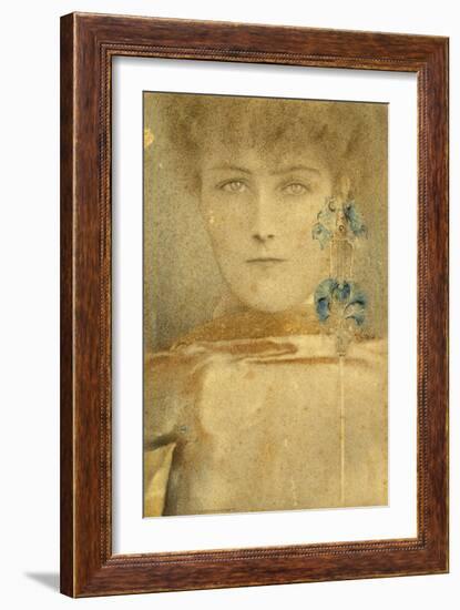 White Mask-Fernand Khnopff-Framed Giclee Print