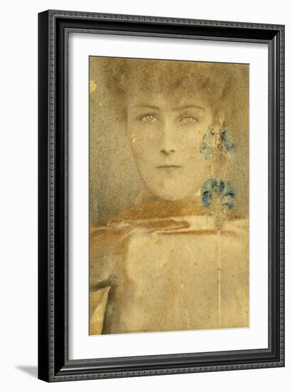 White Mask-Fernand Khnopff-Framed Giclee Print