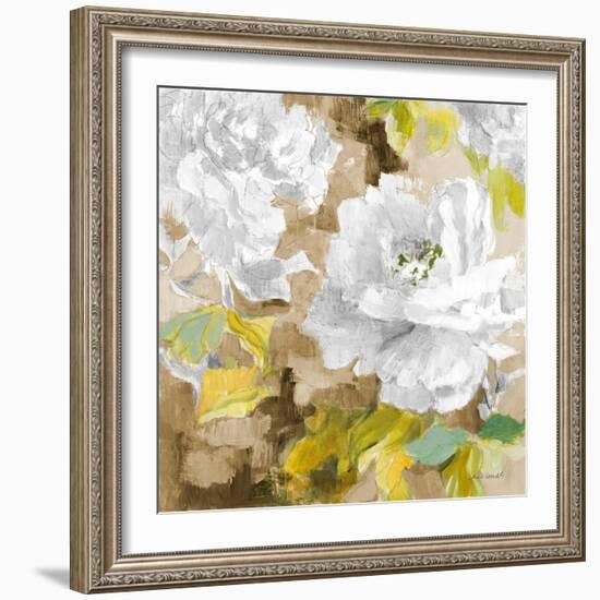 White Modern Peonies I-Lanie Loreth-Framed Art Print