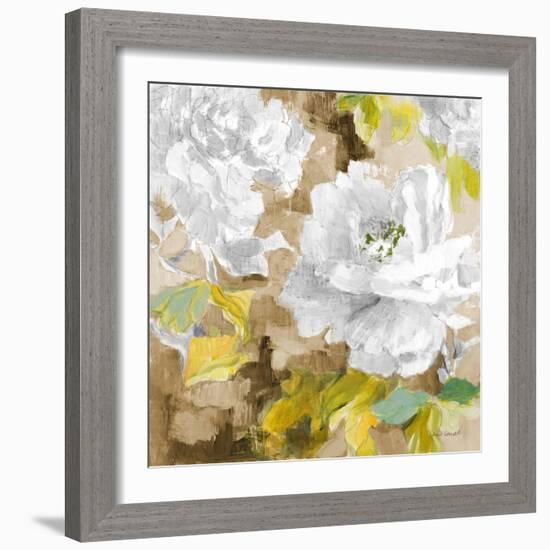 White Modern Peonies I-Lanie Loreth-Framed Art Print