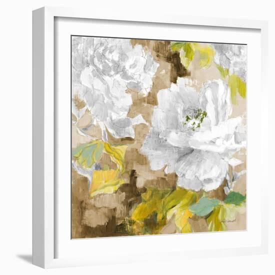 White Modern Peonies I-Lanie Loreth-Framed Art Print