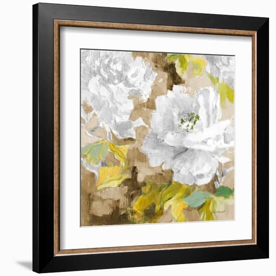 White Modern Peonies I-Lanie Loreth-Framed Art Print