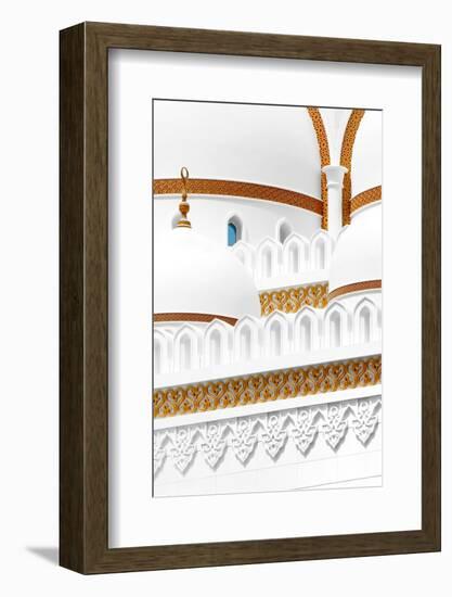 White Mosque - Cornice Design-Philippe HUGONNARD-Framed Photographic Print