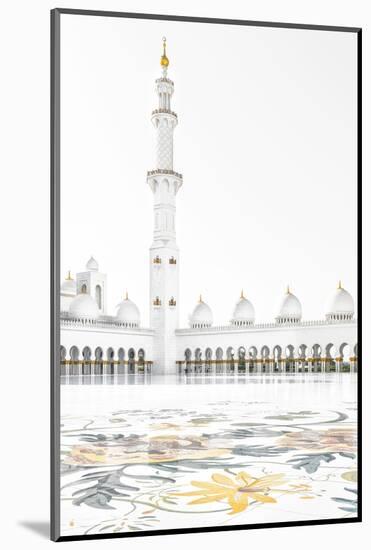 White Mosque - Courtyard Minaret-Philippe HUGONNARD-Mounted Photographic Print