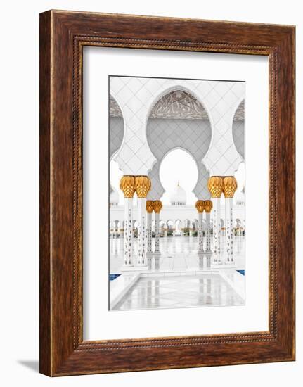 White Mosque - Courtyard-Philippe HUGONNARD-Framed Photographic Print