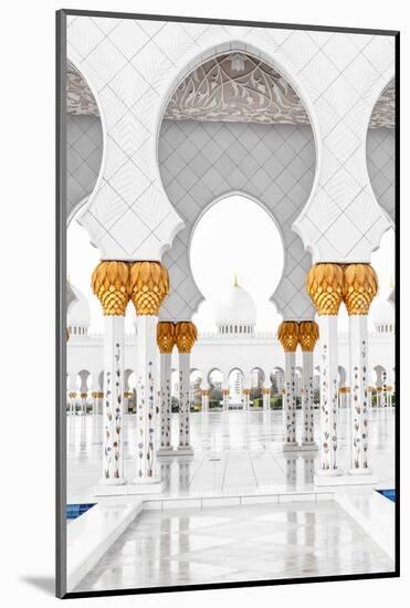 White Mosque - Courtyard-Philippe HUGONNARD-Mounted Photographic Print