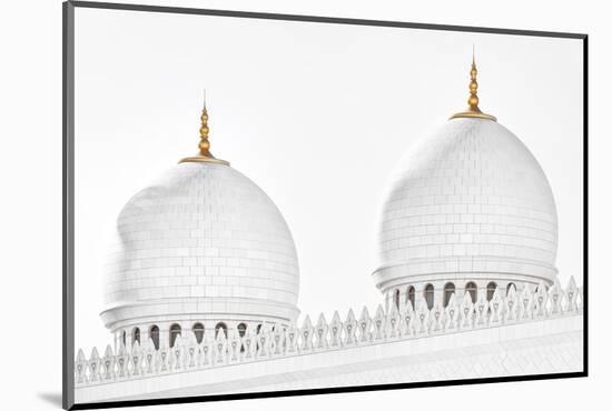 White Mosque - Double Dome-Philippe HUGONNARD-Mounted Photographic Print