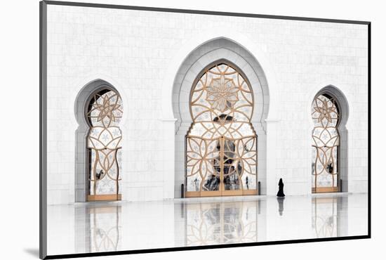 White Mosque - Reflection-Philippe HUGONNARD-Mounted Photographic Print