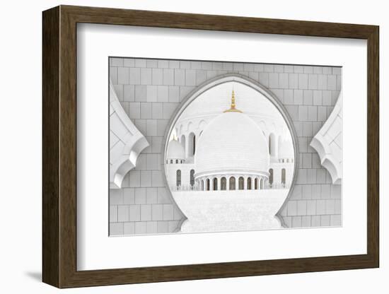 White Mosque - The Dome-Philippe HUGONNARD-Framed Photographic Print