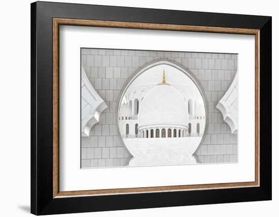 White Mosque - The Dome-Philippe HUGONNARD-Framed Photographic Print