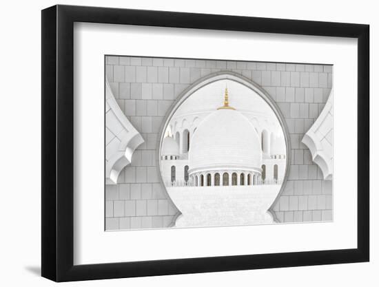 White Mosque - The Dome-Philippe HUGONNARD-Framed Photographic Print