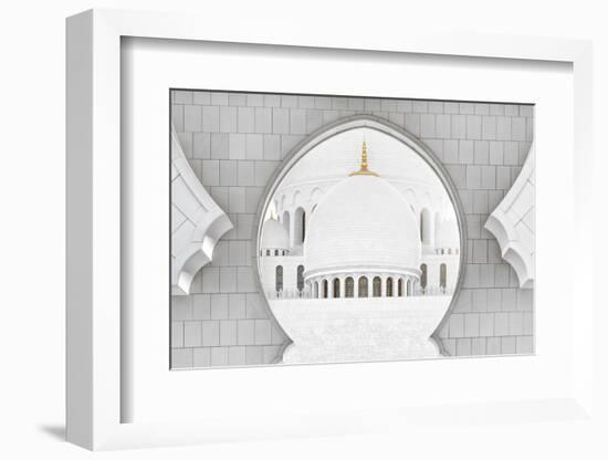 White Mosque - The Dome-Philippe HUGONNARD-Framed Photographic Print