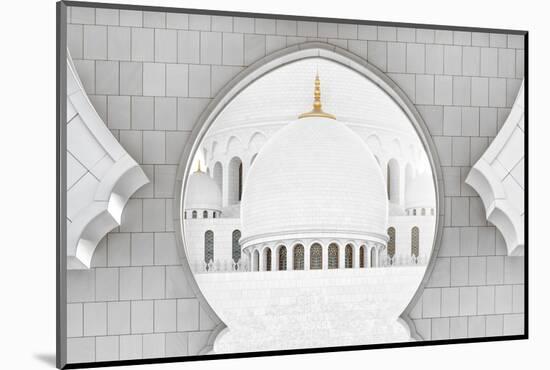 White Mosque - The Dome-Philippe HUGONNARD-Mounted Photographic Print