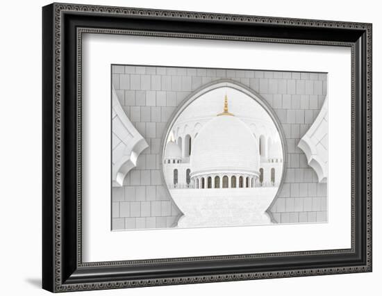 White Mosque - The Dome-Philippe HUGONNARD-Framed Photographic Print