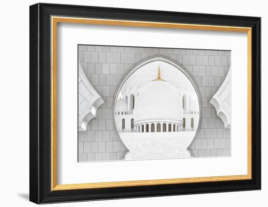 White Mosque - The Dome-Philippe HUGONNARD-Framed Photographic Print