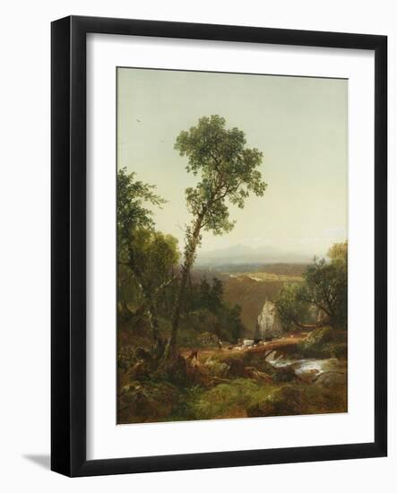 White Mountain Scenery, 1859 (Oil on Canvas)-John Frederick Kensett-Framed Giclee Print