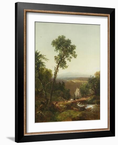 White Mountain Scenery, 1859 (Oil on Canvas)-John Frederick Kensett-Framed Giclee Print