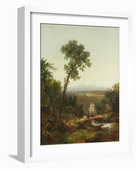 White Mountain Scenery, 1859 (Oil on Canvas)-John Frederick Kensett-Framed Giclee Print